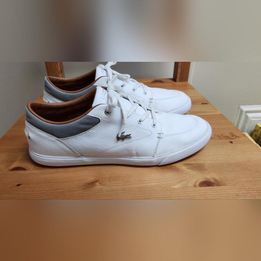 Lacoste Bayliss Sneakers Size 12 White